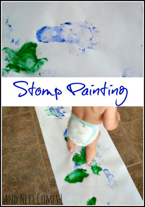 Dinosaur Activities For Infants, Feelings Art For Toddlers, Process Art For Toddlers, Dinosaur Week, Dinosaur Lesson, Art For Toddlers, Toddler Projects, Dance Painting, Craft For Toddlers