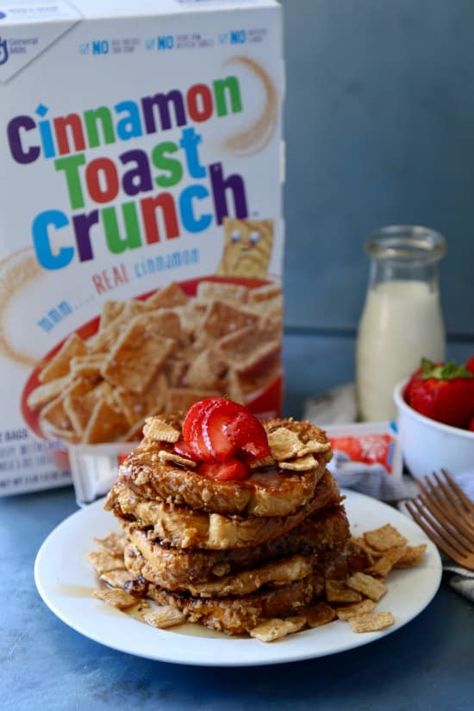 Fun Breakfast, Cinnamon Crunch, Crunch Cereal, Diner Recipes, Cinnamon Toast Crunch, Cinnamon Recipes, Cinnamon Toast, French Toast Casserole, French Toast Recipe