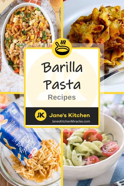 Barilla Pasta Recipes made up in bowls Barilla Pasta Recipes, Barilla Recipes, Ic Recipes, Barilla Pasta, Bodybuilding Recipes, Classic Italian Dishes, Bowtie Pasta, Tasty Pasta, Recipe Roundup