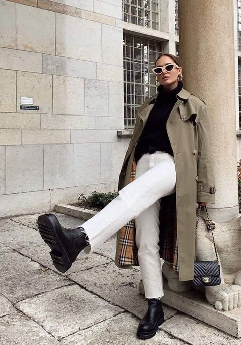 Winter Mode Outfits, Looks Street Style, Mode Inspo, 가을 패션, Outfit Inspo Fall, Fashion 2020, Looks Style, Mode Inspiration, White Pants