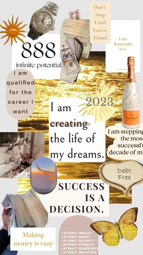 Money and financial freedom manifested! #manifestation #goals #manifestationboard #money #richgirls Freedom Pictures, Manifestation Goals, Success Aesthetic, Abundance Images, Free Vision Board, Money Vision Board, Affirmation Board, Best Way To Make Money, Vision Board Wallpaper