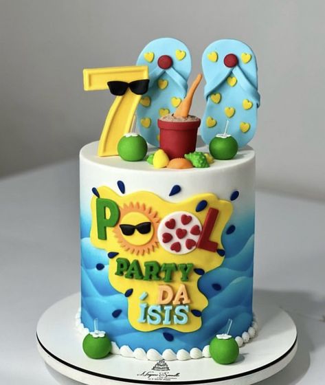 Pool Party, Cake Designs, Cake, Quick Saves, Design