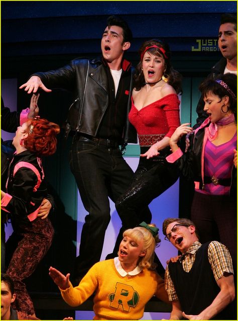 "Grease is the word, grease is the word, is the word that you heard. It's got groove it's got meaning. Grease is the time, is the place is the motion. Grease is the way we are feeling." - Grease Grease Broadway, The Threepenny Opera, Rodgers And Hammerstein's Cinderella, Sandy Grease, Laura Osnes, Grease Costumes, Grease Is The Word, Grease Musical, Musical Theatre Broadway