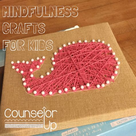 Counselor Up: Mindfulness Crafts for Kids. Pinned by SOS Inc. Resources. Follow all our boards at pinterest.com/sostherapy/ for therapy resources. Mindfulness Crafts For Kids, Mindfulness Crafts, School Counselor Resources, Recreation Therapy, Counseling Lessons, Mindfulness Techniques, Set Boundaries, Mindfulness For Kids, Art Therapy Activities