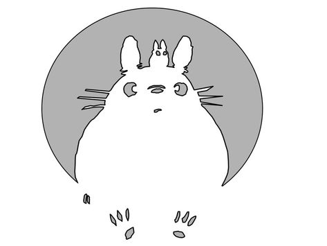 totoro pumpkin by thegoatking on deviantART Totoro Pumpkin Stencil, My Neighbor Totoro Pumpkin Carving, Totoro Pumpkin Carving Stencil, Studio Ghibli Pumpkin Carving Stencil, Sanrio Pumpkin Stencil, Studio Ghibli Pumpkin Stencil, Anime Pumpkin Carving Stencil, Totoro Stencil, Totoro Pumpkin Carving