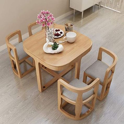 Small Dining Table Apartment, Dining Table Small Space, Nordic Dining Table, Small Dining Table Set, Space Saving Dining Table, Space Saving Table, Dining Table Design Modern, Nordic Dining, Party Candy