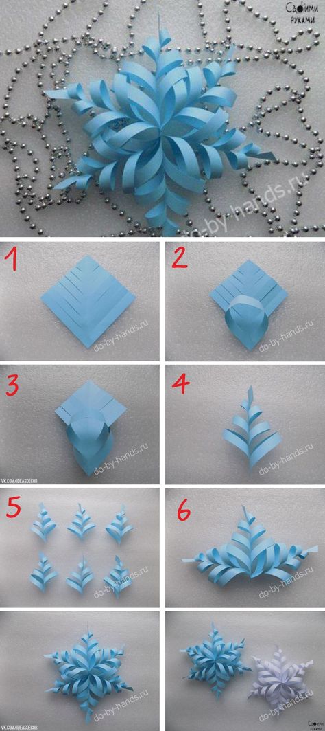 Kraftangan Prasekolah, Hadiah Diy, Kraf Kertas, 3d Snowflakes, Seni Dan Kraf, Kraf Diy, Buku Skrap, Seni Origami, Navidad Diy