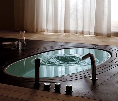 15 Cool and Fancy Bathtubs Sunken Bathtub, Beautiful Bathtubs, Bathtub Design, Dream Bathrooms, Dream Bathroom, Beautiful Bathrooms, Bathroom Interior Design, My Dream Home, Future House