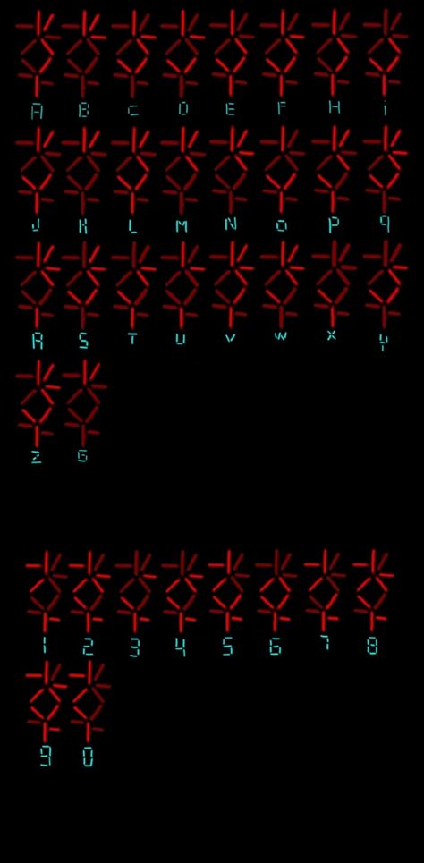 Demon Symbols, Ancient Letters, Predator Alien Art, Ancient Alphabets, Different Alphabets, Alphabet Code, Alphabet Symbols, Writing Code, The Predator