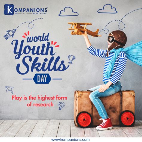 World Youth Skills Day, Youth Skills Day, Poster Design Kids, School Advertising, Digital Advertising Design, Education Poster Design, Ar Vr, Graphic Design Ads, Kids Imagination