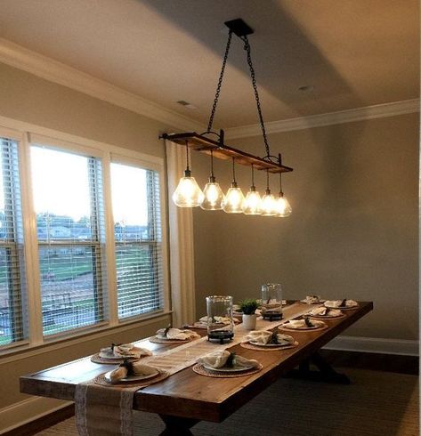 Live edge dining room