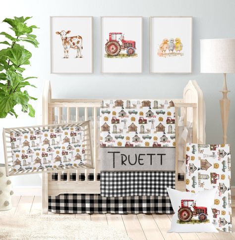 Country baby boy nursery