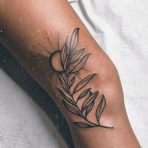 Western Tattoos Ideas, Tropisches Tattoo, Western Tattoos, Muster Tattoos, Leg Tattoos Women, Knee Tattoo, Time Tattoos, Dream Tattoos, Dope Tattoos