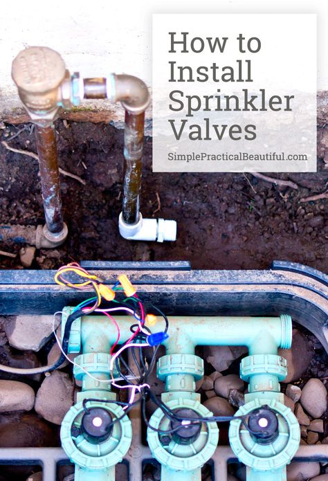 Sprinkler System Design, Sprinkler System Diy, Irrigation System Diy, Sprinkler Valve, Irrigation Valve, Lawn Sprinkler System, Sprinkler Valves, Sprinkler Repair, Lawn Irrigation