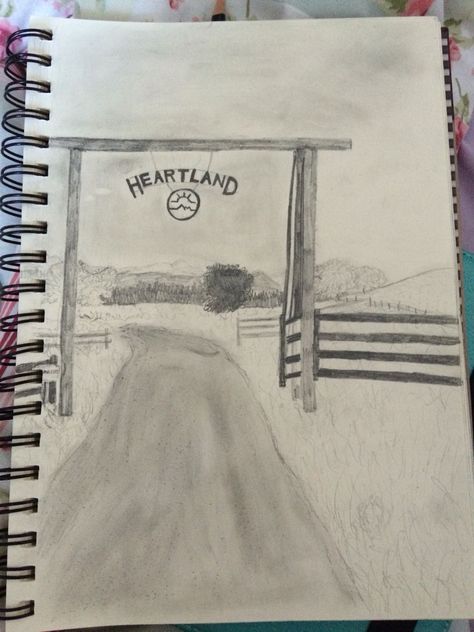 Heartland Drawings, Tv Show Bullet Journal, Gate Sketch, Things To Draw Doodles, Funny Things To Draw, Things To Draw Ideas, To Draw Ideas, Heartland Quotes, Draw Doodles