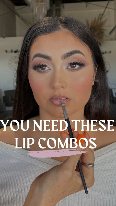 Rachel | PRO Bridal Makeup’s Instagram profile post: “YOU NEED THESE LIP COMBOS! 💄 Lip combo 1👇🏼 ⭐️ @charlottetilbury Pillow Talk Intense Liner ⭐️ @fentybeauty Fu$$y Gloss Bomb Lip combo 2👇🏼…” Bridal Lip Combo, Makeup You Need, Lip Combos, Lip Combo, Bride Makeup, Pillow Talk, Makeup Inspo, Bridal Makeup, Color Me