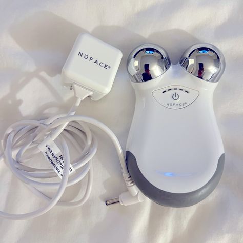 Used Without Box/Instructions. Comes With Charger, As Pictured. Nothing Wrong With It, Just Upgraded To The Larger Version. Nuface Mini, Color White, White, Color