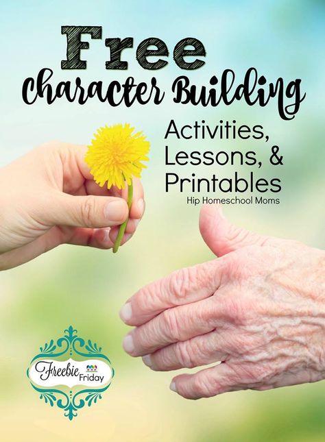 #FREE Character Building Activities, Lessons and Printables | Hip Homeschool Moms Character Building Activities For Kids, Character Building Activities, Character Education Lessons, Homeschooling Activities, Character Activities, Character Lessons, Building Character, Teaching Character, Bucket Filling