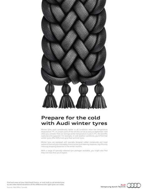 Audi Advertising Campaign Design, Christmas Advertising, Tires For Sale, 광고 디자인, Winter Tyres, Creative Advertising Campaign, Publicidad Creativa, Key Visual, Ads Of The World