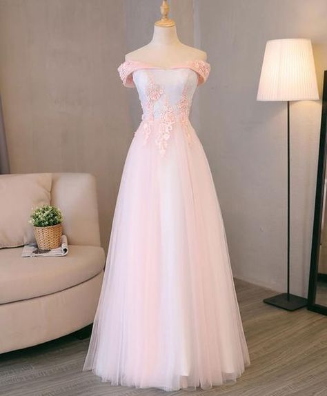 Light Pink Prom Dress, Prom Dress Pink, डिजाइनर कपड़े, Pink Evening Dress, Simple Prom Dress, Corset Dress Prom, Cute Prom Dresses, Fairytale Dress, فستان سهرة