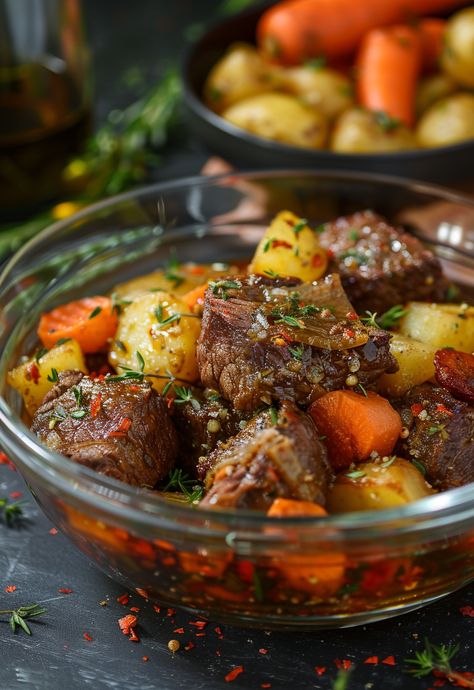 Learn How to Cook Beef And Potatoes Recipe For Free | Recipes You'll Love, Made Easy! Beef And Potatoes Recipes, Meat And Potatoes Recipes, Trendy Recipes, Buttery Potatoes, Beef And Potato Stew, Meat And Potatoes, Potatoes Recipes, Pot Beef Stew, How To Cook Beef