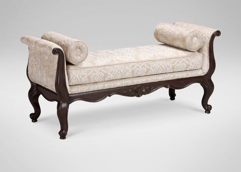 Shop Ottomans & Benches | Living Room Furniture | Ethan Allen Sofa Couch Design, Sofa Design Wood, Indian Bedroom Decor, Wooden Sofa Set Designs, Ottoman Furniture, Storage Ottomans, Wooden Sofa Designs, Couch Design, Table Decor Living Room