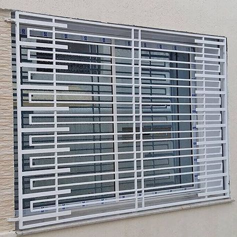 Iron Window Grill Modern Interior Design, Iron Grill Design Balconies, Ss Window Grill Design, Windows Grill Design Modern, Steel Window Grill Design Modern, Modern Window Grill Design Simple, Balcony Safety Grill Design, Window Grill Design Modern Houses, Safety Grill Design