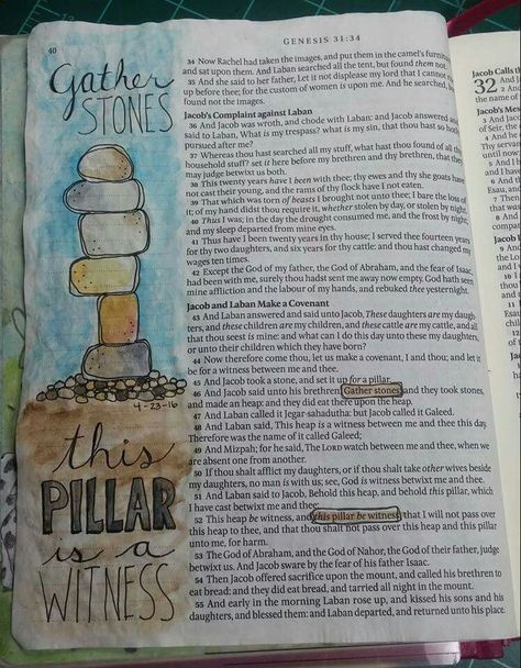 Hymn Journaling, Bible Wrecker, Genesis Bible Study, Bible Highlighting, Scripture Art Journaling, Scripture Doodle, Bible Journaling For Beginners, Inspiring Sayings, Inspire Bible