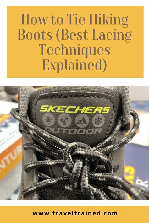 Master the Art of Tying Hiking Boots! Discover essential lacing techniques for ultimate comfort on the trail. Explore different knot styles and lacing methods to prevent discomfort and manage pain during long hikes. #HikingBoots #BootLacing #HikingTips #FootwearComfort # Lacing Techniques #Knot Styles #Toe-Relief Lacing #Window Lacing #Heel Lock Lacing #Hiking Gear Lacing Techniques, Shoe Lacing, Shoe Lacing Techniques, Best Hiking Gear, Lace Shoes, Tie Shoelaces, Hiking Tips, Hiking Gear, The Trail