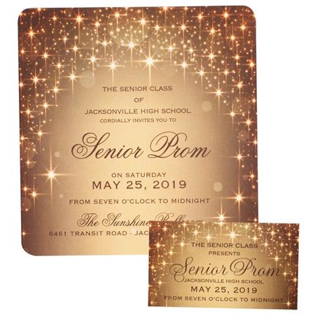 Prom Ticket Ideas, Prom Invitations Ideas, Gold Prom Theme, Prom Dance Themes, Prom Committee, Prom Invitations, Prom Venues, Js Prom, Adult Prom