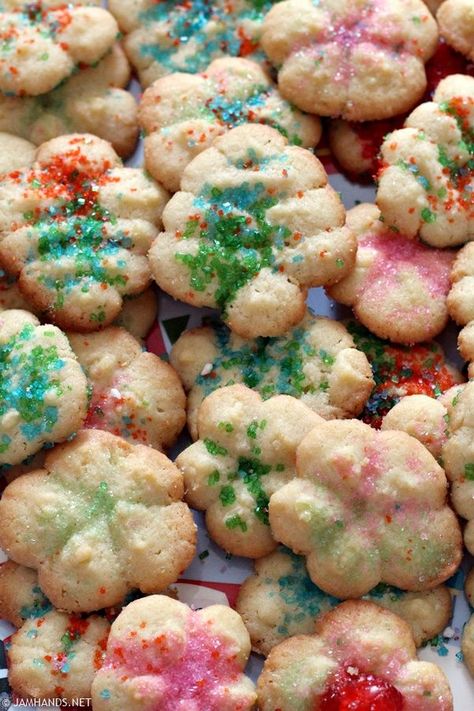 Buttery, crisp and delicious. It is hard to go wrong with the classic Spritz Cookie, recipe courtesy of Betty Crocker. The original recip... Original Spritz Cookie Recipe, Betty Crocker Spritz Cookie Recipe, Spritz Cookies Recipes Best, Christmas Spritz, Cookie Press Recipes, Betty Crocker Cookies, Spritz Cookie, Spritz Cookie Recipe, Betty Crocker Recipes