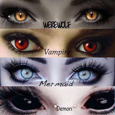 Photo | #Eyes: #Eyes: Werewolf Vampire Mermaid Demon ift.tt/… | Flickr Vampire Mermaid, Werewolf Eyes, Vampire Eyes, Mermaid Eyes, Regard Animal, Eye Color Chart, Creaturi Mitice, Organizator Grafic, Demon Eyes