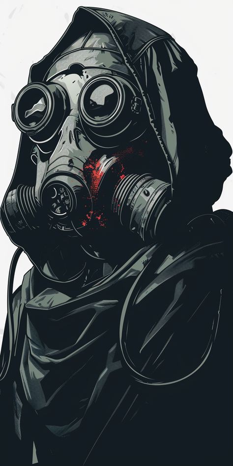 Gas Mask Art Drawing, Gasmask Art, Gas Mask Design, Gas Mask Drawing, Apocalypse Tattoo, Gas Mask Tattoo, Soldier Tattoo, Colored Tattoo Design, Gas Mask Art