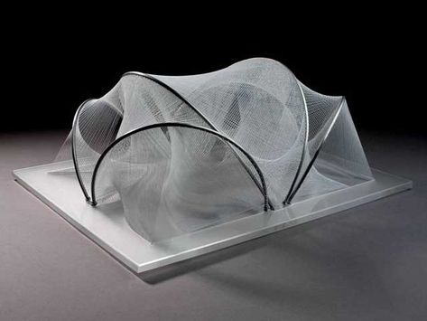 Pavilion for the 11th Prague Quadrennial, click to read more Concept Models Architecture, Pavilion Architecture, Pavilion Design, Parametric Architecture, Arch Model, Generative Design, Architecture Model Making, Parametric Design, Architecture Design Concept