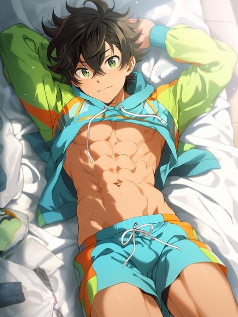 Camp Buddy, Anime Men, Dark Anime Guys, Hot Anime, Anime Guys Shirtless, Cute Animal Drawings Kawaii, 만화 캐릭터, Anime Drawings Boy