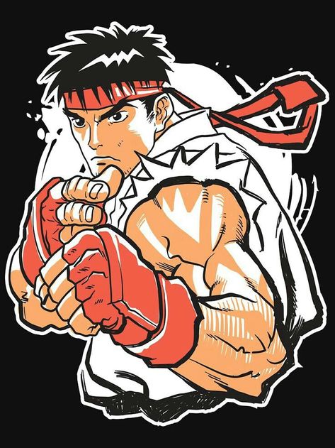 Ryu Street Fighter Art, Virtual Fighter, Street Fighter Wallpaper, Capcom Street Fighter, Ryu Street Fighter, Street Fighter Characters, Capcom Art, Street Fighter Art, Sf Art