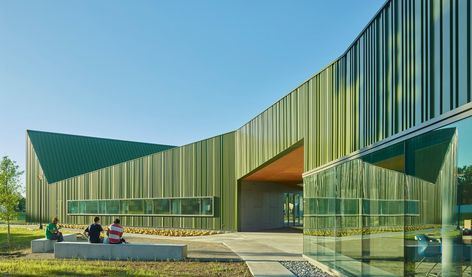 Campus Design, School Campus, Water Collection, University Of Arkansas, School Building, Metal Panels, Open Window, Metal Buildings, Landscape Architect