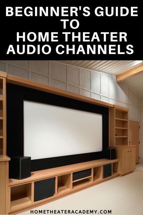 One term that gets thrown around plenty in the world of home theaters is channels. Does this refer to TV channels, or something else? Here is my beginner’s guide to home theater channels. It helps to have as much information as possible so that you Home Theater Room Design, Theater Room Design, Multi Room Audio, Home Cinema Room, Best Home Theater, Home Theater Setup, At Home Movie Theater, Home Theaters, Audio Room