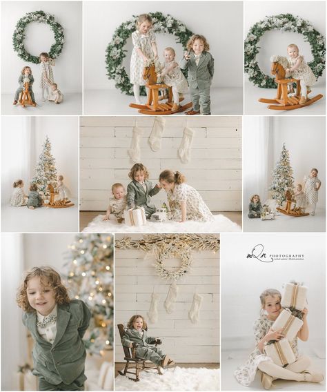 Minneapolis Holiday Mini Sessions Family Christmas Pictures Studio Mini Sessions, Simple Christmas Mini Sessions Indoor, Christmas Photography Family Indoor, Christmas Photoshoot Indoor, White Christmas Photo Shoot, Studio Christmas Photoshoot, Christmas Mini Session Ideas Indoor, Studio Christmas Mini Sessions, Indoor Christmas Photos