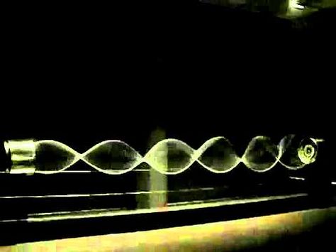 Standing Waves Generated by machine-controlled String Vibration Physics Waves, Science Videos, Quantum Physics, Physical Science, Teaching Science, Brand Design, Physics, Branding Design, Motion