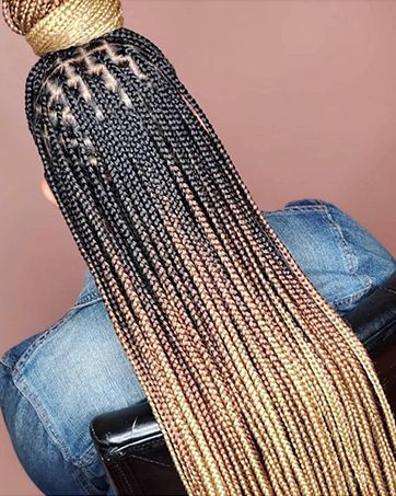 Simple Summer Braids For Black Women, Ombre Braids Black Women, Ombre Knotless Box Braids, Knotless Box Braids Color, Summer Braids For Black Women, Medium Knotless Braids Hairstyles, Ombré Braids, Box Braids Color, Ombre Braids