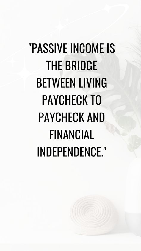 Passive income acts as a bridge, bridging the gap between paycheck to paycheck living and financial freedom. 🌟 Diversify your income streams, invest wisely, and pave the way to financial independence. 💼 Escape the cycle of financial uncertainty and create a future of stability and abundance. #PassiveIncome #FinancialIndependence #WealthBuilding #IncomeStreams #FinancialFreedom #Investing #FinancialPlanning #Budgeting #SmartFinance #MoneyManagement Living Paycheck To Paycheck Quotes, Financial Independence Aesthetic, Financial Professional, Life Insurance Marketing Ideas, Passive Income Quotes, Life Insurance Marketing, Financial Quotes, Business Quote, Building Bridges