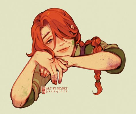 we met once long ago, more stardew valley, leah in love 🧡 Sam Stardew Valley Fanart, Stardew Valley Leah, Sam Stardew Valley, Stardew Fanart, Stardew Valley Layout, Stardew Valley Fanart, Boy Mobile, Background Art, Silly Images