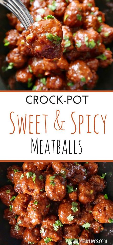 Spicy Meatballs Crockpot, Meatball Appetizer Crockpot, Sweet And Spicy Meatballs, Appetizers Meatballs, Meatballs Slow Cooker, Meatballs Crockpot, Crockpot Meatballs, Meatball Appetizer Recipe, Meatball Recipes Crockpot