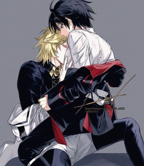 Mika And Yu, Mika Hyakuya, Yuu X Mika, Mika Yuu, Mika X Yuu, Nagisa And Karma, Mikaela Hyakuya, Seraph Of The End, Owari No Seraph