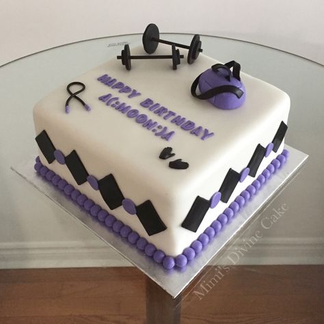 FITNESS THEME CAKE! Gym Birthday Cake, Birthday Cake For Women, Cake For Women, Sport Cakes, 16 Birthday Cake, Happy 16th Birthday, Birthday Cakes For Women, Cakes For Women, Theme Cake