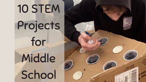 10 Structured STEM Projects For Middle School - Science By Sinai Stem Activity Middle School, Stem For Middle School, Steam Activities Middle School, Middle School Stem Projects, Stem Projects Middle School, Middle School Science Projects, Punnett Squares, Graphing Activities, Steam Activities