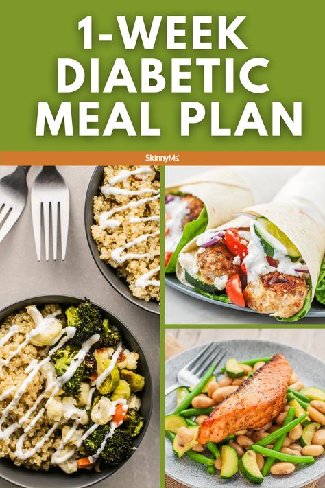 Prediabetic Diet, Healthy Recipes For Diabetics, Blood Sugar Diet, Diet Meal Plans, Week Meal Plan, Eating Plans, Meals For The Week, Blood Sugar, Healthy Meals