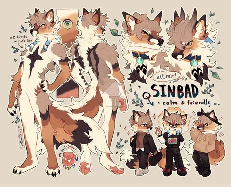 Animal Oc Ref Sheet, Artist Reaction Image, Coyote Fursona Art, Fursona Art Reference, Fursona Animal Ideas, Fursona Markings Ideas, Fursona Character Sheet, Oc Ref Sheet Ideas, Fursona Design Ideas