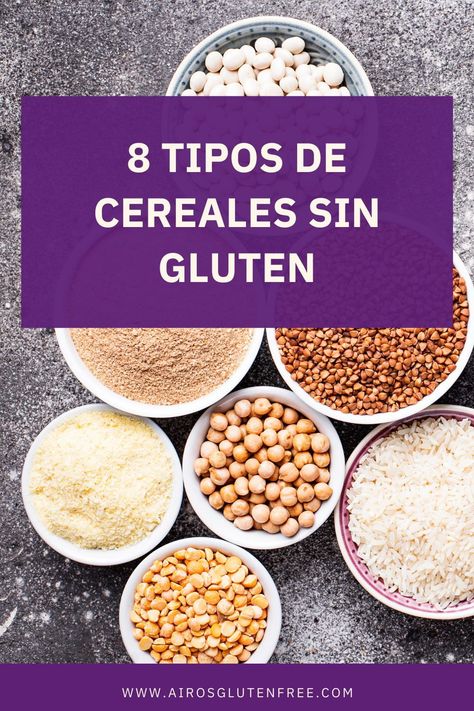 Quieres saber cuáles son los cereales sin gluten y los que contienen gluten? Si te han diagnosticado recientemente una intolerancia al gluten o una celiaquía, probablemente estarás investigando e informándote sobre qué cereales contienen gluten y cuáles no. En este post en el blog, encontrarás toda la información que necesitas para identificar los mejores cereales sin gluten Healthy Reciepes, Gluten Free Recipes Easy, Sin Gluten, Free Recipes, Gluten Free Recipes, Cereal, Condiments, Gluten Free, Easy Meals